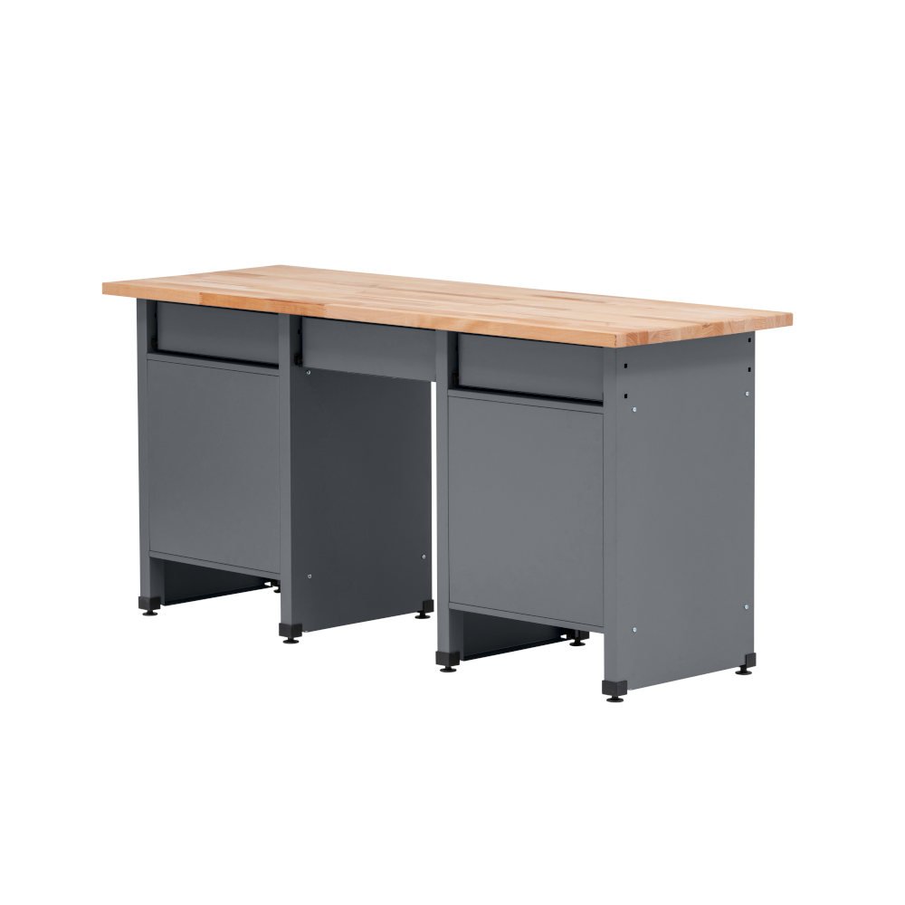 Küpper darbastalis 170 cm, 6 stalčiai + 1 spintelė + vieta sėdėjimui Küpper darbastalis 170 cm, 6 stalčiai + 1 spintelė + vieta sėdėjimui